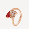 Bulgari Divas’ Dream AN858645 Ring Rose Gold Diamonds Carnelian 1
