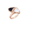 Bulgari Divas’ Dream AN857049 Ring Rose Gold Mother Of Pearl & Onyx 1