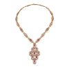 Bulgari Serpenti CL858087 necklace in rose gold tourmalines diamonds 1