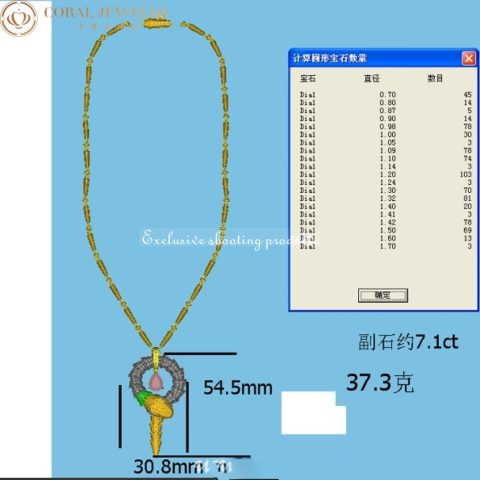 Bulgari Serpenti CL857904 necklace in white gold and rubellite 2