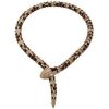 Bulgari Serpenti 261812-1 necklace with snakewood and diamonds 1