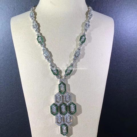 Bulgari Serpenti Seduttori CL857752 White Gold and Diamond Necklace 2