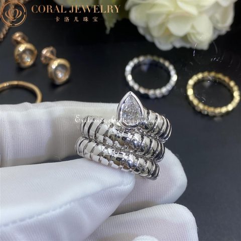 Bulgari Serpenti Ring Tubogas Diamond Ring 4