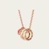 Bulgari Serpenti Viper 357796-Rubies pendant necklace in 18 kt Rose gold set with Rubies Chinese New Year Special Edition 2 Bulgari Serpenti Viper 357796-Rubies pendant necklace in 18 kt Rose gold set with Rubies Chinese New Year Special Edition 1