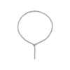 Bulgari Serpenti 351090 Viper slim necklace in 18 kt white gold set with full pavé diamonds 1