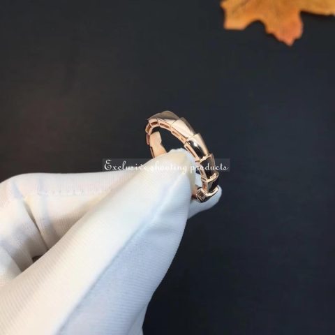 Bulgari Serpenti Viper 349640 wedding band in 18 kt rose gold 5