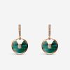 Cartier Amulette De B8301221-1 Cartier Earrings Malachite Rose Gold 1