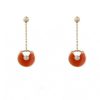 Cartier Amulette De B8301229 Cartier Earrings Rose Gold Carnelian 1
