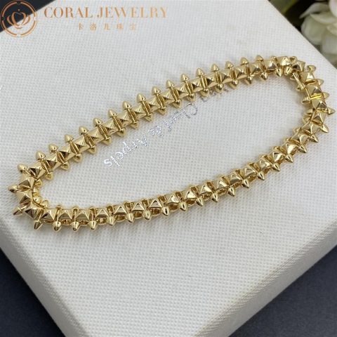 Cartier Clash De N6718717-YG Cartier Bracelet Flexible Medium Model Yellow Gold Bracelet 5