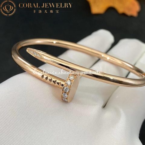Cartier B6048517 Juste un Clou Bracelet Rose Gold Diamonds 9