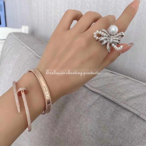 Cartier Juste un Clou N6702117 Bracelet Rose Gold Diamonds 12