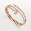Cartier Juste Un Clou N6708617 Bracelet Rose Gold Diamonds 3 Cartier Juste Un Clou N6708617 Bracelet Rose Gold Diamonds 1