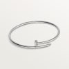 Cartier Juste un Clou B6066117 Bracelet Small Model White Gold Diamonds 3 Cartier Juste un Clou B6066117 Bracelet Small Model White Gold Diamonds 1