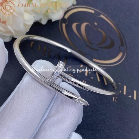 Cartier Juste un Clou B6048717 Bracelet White Gold Diamonds 5