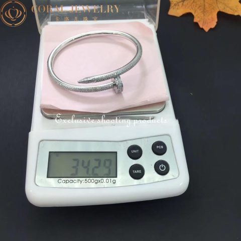 Cartier Juste un Clou N6707317 Bracelet White Gold Diamonds 15