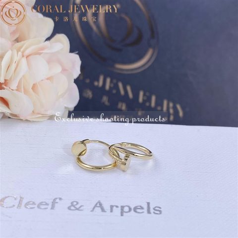 Cartier Juste un Clou B8301446 Earrings 18K Yellow Gold 4