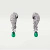 Cartier Les Oiseaux Libérés H8000125 Earrings White Gold Emeralds Sapphires Mother-of-pearl Diamonds 2 Cartier Les Oiseaux Libérés H8000125 Earrings White Gold Emeralds Sapphires Mother-of-pearl Diamonds 1