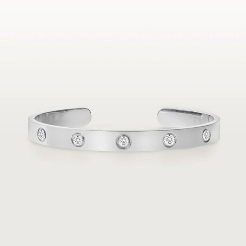 Cartier Love Bracelet 9 Diamond White Gold Customized versions modified by customers B6029917 1