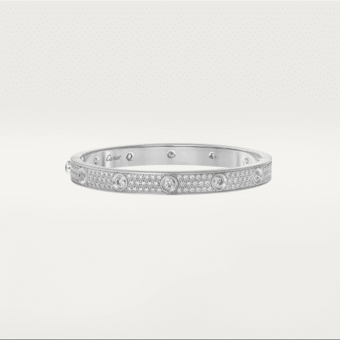 Cartier N6033602 Love Bracelet Diamond-paved White Gold 1
