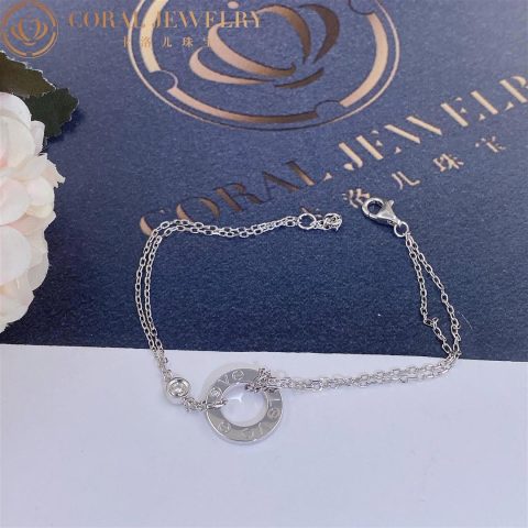 Cartier Love Bracelet B6038100 White Gold Diamonds 6