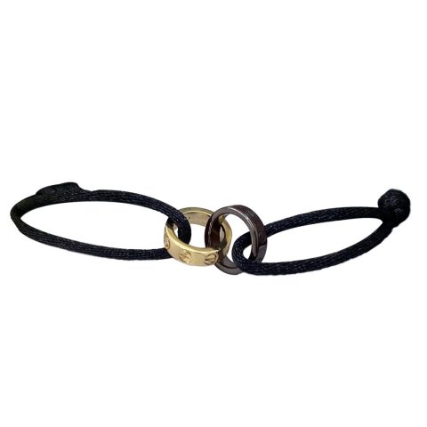 Cartier Love Bracelet B6040100 Ceramic Yellow Gold Diamonds 1