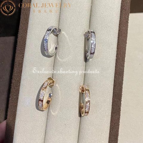 Cartier Love Earrings White Gold Ref N8515193 Coral 56