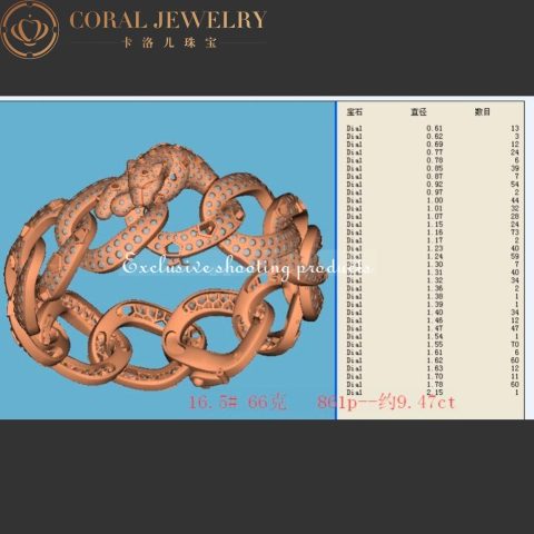 Cartier Panthère De HP601186 Cartier Bracelet 18k White Gold 6