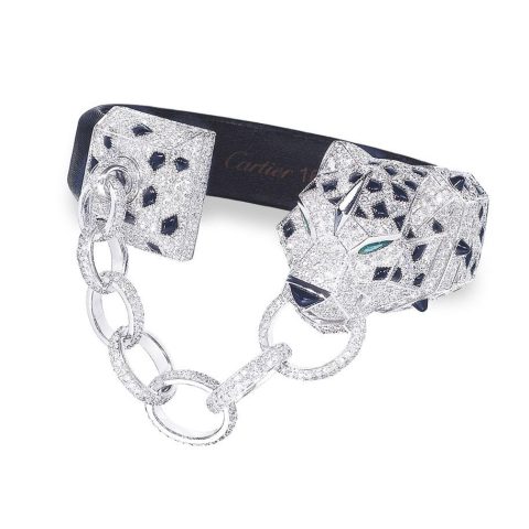 Cartier Panthère De HP600519 Cartier Bracelet White Gold Diamond Onyx and Enamel 1