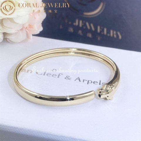 Cartier Panthère De B6067217 Cartier Bracelet Yellow Gold Onyx Tsavorite Garnets 7