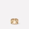 Chanel Coco Crush Ring J10818 Quilted Motif Large Version 18k Beige Gold 3 Chanel Coco Crush Ring J10818 Quilted Motif Large Version 18k Beige Gold 1