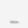 Chanel Coco Crush Ring J11871 Quilted Motif Mini Version 18k White Gold Diamonds 1