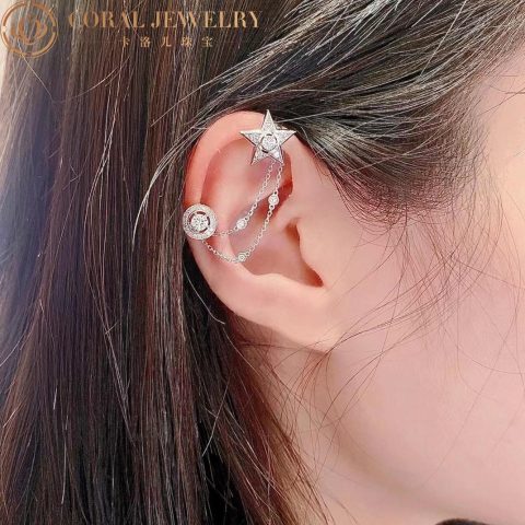 Chanel Comète 1932 Ear J12124 Cuff 18k White Gold Diamonds 3