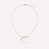 Chanel J11730 Comète Étoile Filante Necklace 18k White and Yellow Gold Diamonds 1
