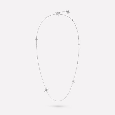 Chanel Les infinis de Comète J12128 Transformable Long Necklace 18k White Gold Diamonds 1