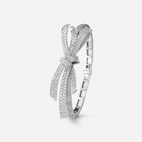 Chanel Ruban J3882 Bracelet 18k White Gold Diamonds 1