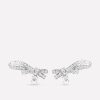 Chanel Ruban Earrings J11150 18k White Gold Diamonds 1