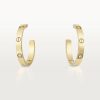 Cartier Love Earrings B8301433 Yellow Gold Diamond 3 Cartier Love Earrings B8301433 Yellow Gold Diamond 1