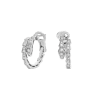Bulgari 358360 Serpenti Viper 18 kt white gold earrings set with pavé diamonds 2 Bulgari 358360 Serpenti Viper 18 kt white gold earrings set with pavé diamonds 1