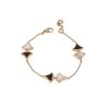 Bulgari BR856995 Divas’ Dream Bracelet Rose Gold Mother Of Pearl And Onyx Bracelet 1