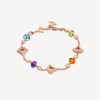 Bulgari 355614 Divas’ Dream Bracelet Rose Gold With Amethyst Blue Topaz Citrine quartz Peridot Bracelet 1