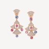 Bulgari 357943 Divas’ Dream Earrings Rose Gold Diamond and Spinels 3 Bulgari 357943 Divas’ Dream Earrings Rose Gold Diamond and Spinels 1