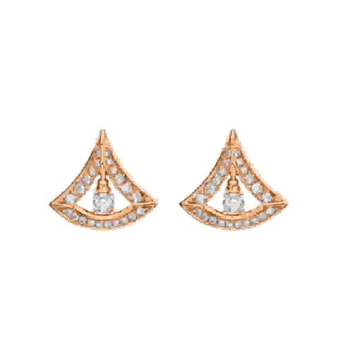 Bulgari Divas 356450 Dream Earrings Rose Gold Diamonds 1