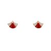 Bulgari Divas 356749-1-1 Dream Earrings Rose Gold Diamonds with Carnelian 1
