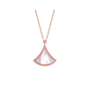Bulgari Divas’ Dream 359938 Necklace Rose Gold Mother-of-pearl and Pink Sapphires 1