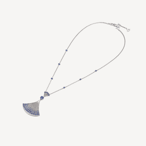 Bulgari Divas’ Dream Necklace 358113 White Gold Sapphires and Diamonds 2
