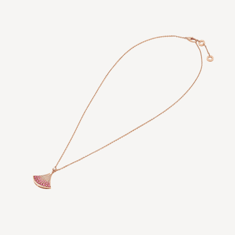 Bulgari Divas’ Dream 358436 Necklace Rose Gold Sapphires and Diamonds 2