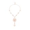 Bulgari Divas’ Dream CL856457 Necklace Rose Gold Set Diamonds Flower Necklace 1