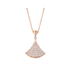Bulgari Divas’ Dream 350067 Necklace Rose Gold Set Diamonds 2 Bulgari Divas’ Dream 350067 Necklace Rose Gold Set Diamonds 1