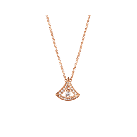 Bulgari Divas’ Dream 354363 Necklace Rose Gold Set Diamonds 1