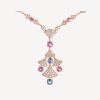 Bulgari Divas’ Dream 357942 Necklace Rose Gold Spinel and Diamonds 1